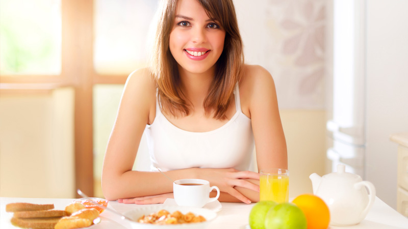 nutrindo a saúde no café da manhã